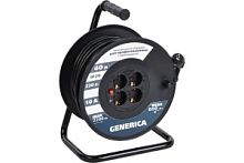 Удлинитель силовой УК40 с термозащитой 4 места 2P+PE/40м 3х1.0мм2 GENERICA Удлинитель силовой УК40 с термозащитой 4 места 2P+PE/40м 3х1.0мм2 GENERICA