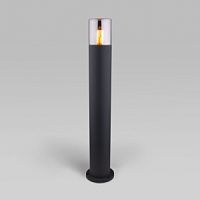 Садово-парковый светильник Elektrostandard 35125 F Roil чёрный дымчатый плафон a055638