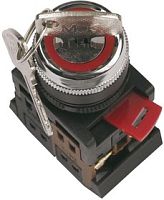 Переключатель AKS22 с ключ. 1-0. 1з+1р IEK