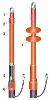 Муфта кабельная концевая 10ПКВТпОН-2 (150-240) Термофит