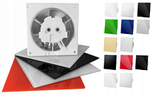 Лицевая панель для вентиляции d 100/125 (Плексиглас, цвет белый глянец) airRoxy dRim