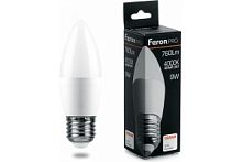 Лампа светодиодная Feron.PRO LB-1309 Свеча E27 9W 4000K OSRAM LED