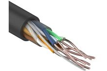 Кабель REXANT витая пара, UTP, 4PR, 24AWG, CAT5e, наружный, OUTDOOR, бухта 305м