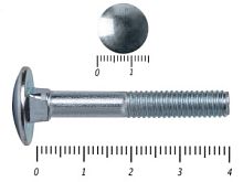 Болт мебельный DIN603 6x 40