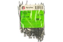 Стяжки нейлоновые КСС 3х80 (черный) (100шт.) Fortisflex