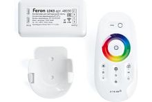 Контроллер RGB для светодиодной ленты FERON с П/У белый, 12-24V, LD63 48030