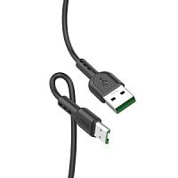 Кабель USB - микро USB HOCO X33 Surge, 1.0м, 4.0A, цвет: чёрный