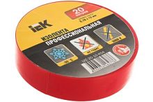 IEK Изолента 0,18х19 мм красная 20 метров IEK Изолента 0,18х19 мм красная 20 метров