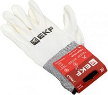 Перчатки рабочие PROFI Touch для чистовых работ (15 класс, 9 размер) EKF 