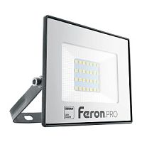 Прожектор светодиодный Feron.PRO LL-1000 IP65 30W 6400K черный