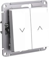 Systeme Electric AtlasDesign Белый Выключатель 2-клавишный жалюзи, 10А, механизм
