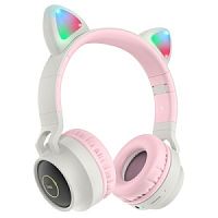 Беспроводные наушники накладные HOCO W27 Cat ear, Bluetooth, серый