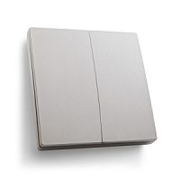 Выключатель 2кл. радиочастотный серебро TM82 Feron Smart Выключатель 2кл. радиочастотный серебро TM82 Feron Smart