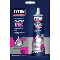 Монтажный каучуковый клей TYTAN PROFESSIONAL CLASSIC FIX прозрачный 100 мл