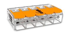 WAGO 5 выходов Универсальные компактные клеммы 0.50...6мм² 221-615