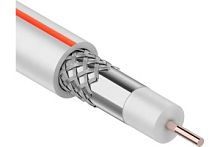 Коаксиальный кабель PROconnect SAT 50 M, CCS/Al/Al, 75%, 75 Ом, бухта 100 м, белый