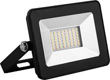 Светодиодный прожектор SAFFIT SFL90-20 2835SMD, 20W 4000K AC220V/50Hz IP65, черный в компактном корпусе 55075