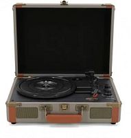 Виниловый проигрыватель RITMIX LP-130B Grey с Bluetooth, руч, ф-я автостоп, дин, RCA вых, 3,5 мм. (1/3)
