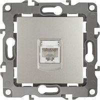 ЭРА Розетка информационная RJ45, IP20, Эра12, перламутр Б0019353