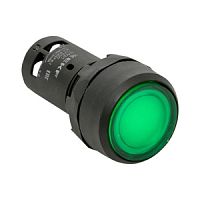 EKF PROxima Кнопка SW2C-10D с подсветкой зеленая NO