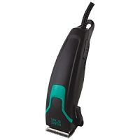 Машинка для стрижки HomeStar HS-9005, 12Вт, 4 уровня стрижки, черная/зеленая, 5837