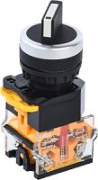 Переключатель D8-11X2 2 полож. 1з+1р черный IEK