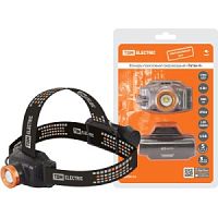 Фонарь Титан 4 налобный, 6 Вт 1 светодиод CREE 400 лм, 1х18650 3.7 В 2200 мАч, IPX4