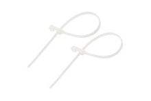 Хомут (стяжка) с монтажным отверстием 4.3 х 200 белый (100шт) REXANT