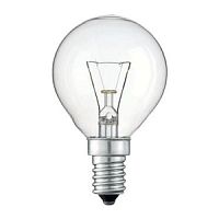 Лампа накаливания P45 40W 230V E14 CL.1CT/10X10F