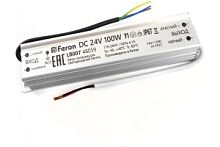 Feron Трансформатор электронный для светодиодной ленты 100W 24V (драйвер), LB007