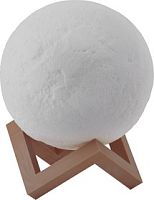 Ночник - светильник светодиодный ЭРА NLED-491-1W-W Луна аккумуляторный белый