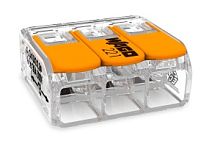 WAGO 3 выхода Универсальные компактные клеммы 0.50...6мм² 221-613