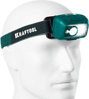 KRAFTOOL KH-5, 550 лм, 3 режима, аккумуляторный налобный фонарь, 1800мАч 