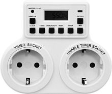 Розетка с таймером Feron TM25 недельная электронная мощность 3500W/16A Розетка с таймером Feron TM25 недельная электронная мощность 3500W/16A
