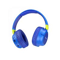 Наушники полноразмерные HOCO W43, Adventure, Bluetooth, цвет: голубой