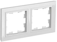 Рамка 2-местная РУ-2-БрБ белый BRITE IEK