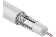 Коаксиальный кабель PROCONNECT LIGHT RG-6U, 75 Ом, CCS/Al/Al, 32%, бухта 100 м, белый