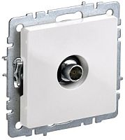 Розетка TV оконечная РТВ11-0-БрБ белый BRITE IEK